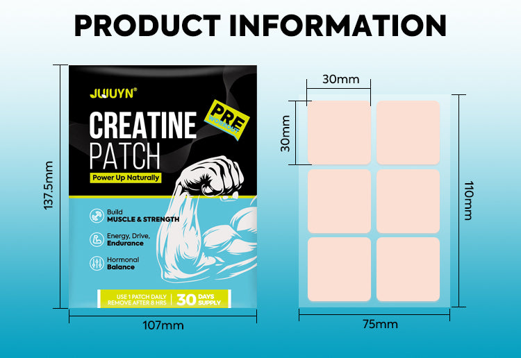 Creatine Patches - 30 Pieces